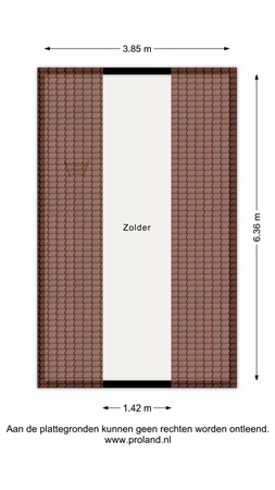 Plattegrond - Grietmansstraat 51, 9076 BD Sint Annaparochie - Garage Verdieping.jpg